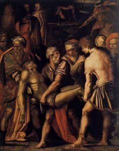 Entombment 1532 by Giorgio Vasari