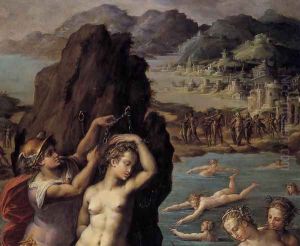Perseus and Andromeda (detail) 1570-72