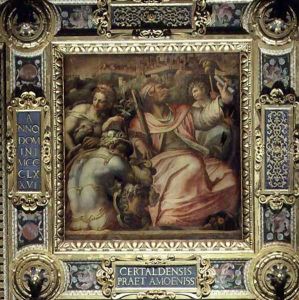 Allegory of the town of Certaldo from the ceiling of the Salone dei Cinquecento, 1565 by Giorgio Vasari