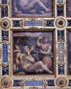 Allegory of the town of Prato from the ceiling of the Salone dei Cinquecento, 1565 by Giorgio Vasari