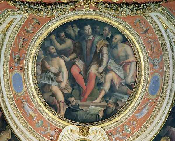 Cosimo I and His Artists, from the Sala di Cosimo I - view 1