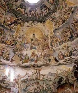 The Last Judgement, detail from the cupola of the Duomo, 1572-79 5 by Giorgio Vasari