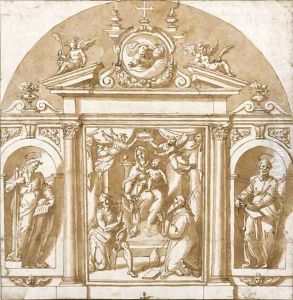 Virgin and saints