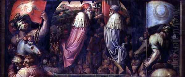 The Union of Florence and Fiesole from the ceiling of the Salone dei Cinquecento, 1565 - view 1