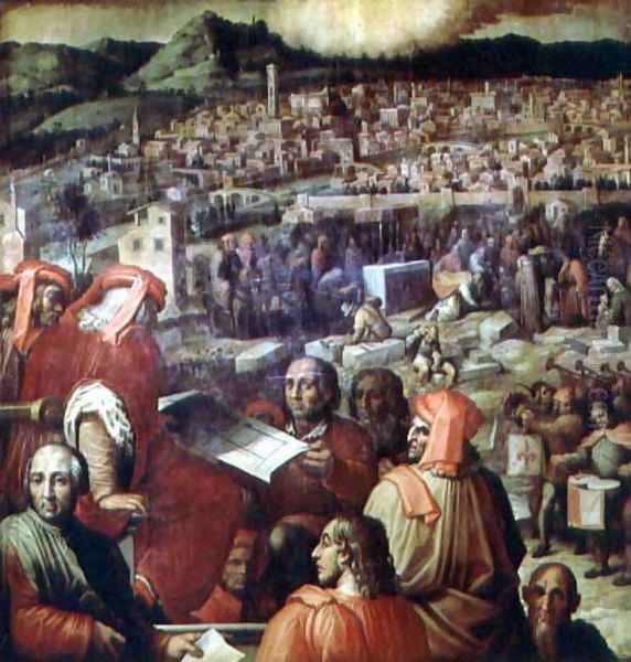 The Expansion of Florence from the ceiling of the Salone dei Cinquecento, 1565 - view 1