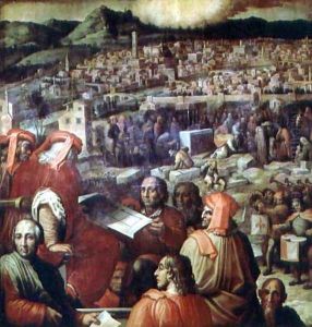 The Expansion of Florence from the ceiling of the Salone dei Cinquecento, 1565 by Giorgio Vasari