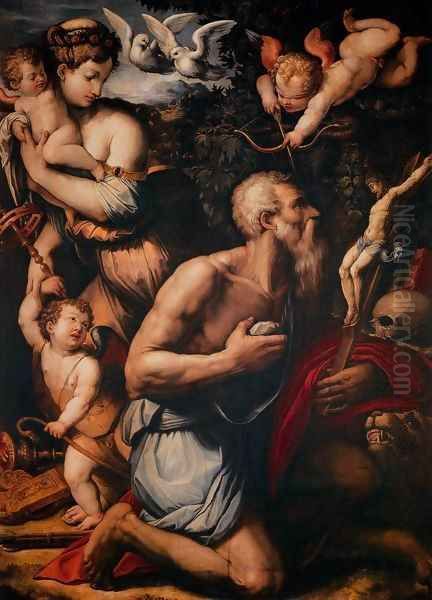 Temptations of St Jerome - view 1
