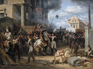 The Gate at Clichy 1820 by Horace Vernet
