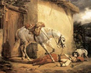 The Wounded Trumpeter 1819 by Horace Vernet