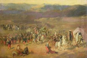 The Capture of the Retinue of Abd-el-Kader 1808-83 or, The Battle of Isly on August 14th, 1844, 1844-63