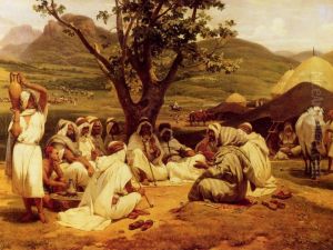 The Arab Tale-teller by Horace Vernet