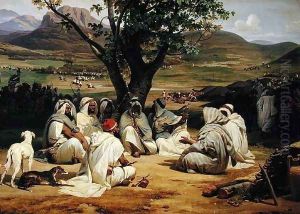 Meeting of Arab Chiefs by Horace Vernet