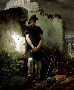 Peace and War Le Soldat Laboureur, 1820 by Horace Vernet