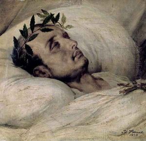 Napoleon I 1769-1821 on his Deathbed, 1825 by Horace Vernet
