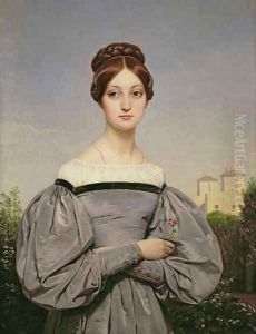 Portrait of Louise Vernet 1814-45 Daughter of the Artist