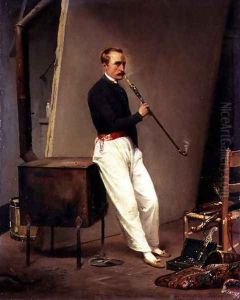 Self Portrait, 1835 by Horace Vernet