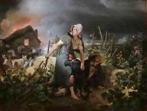 Scene of the French Campaign of 1814 by Horace Vernet