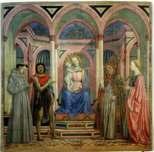 The Madonna and Child with Saints c. 1445 by Domenico Veneziano
