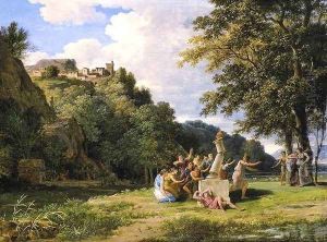 Arcadian Landscape 1794 by Pierre-Henri de Valenciennes