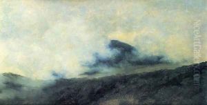 Rocca di Papa in the Mist by Pierre-Henri de Valenciennes