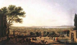 The Town and Harbour of Toulon 1756 by Claude-joseph Vernet