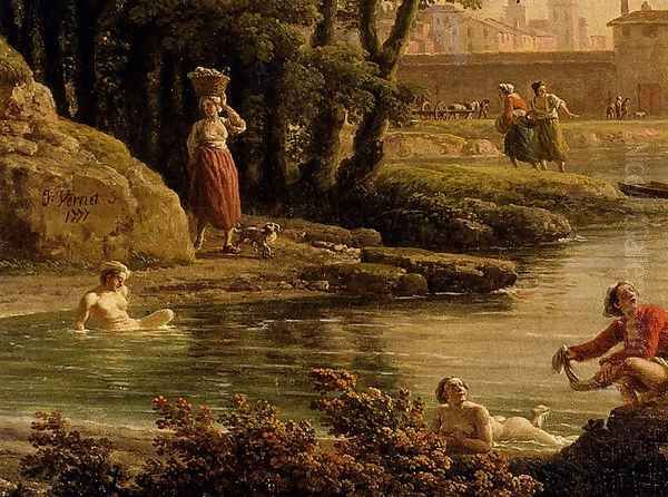 Landscape With Bathers - detail - view 1