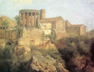 View at Tivoli by Claude-joseph Vernet