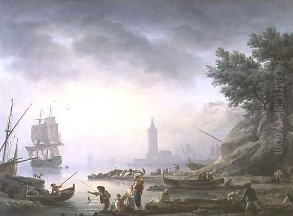 Seaport at Dawn, 1751 - view 1