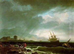 Stormy sea