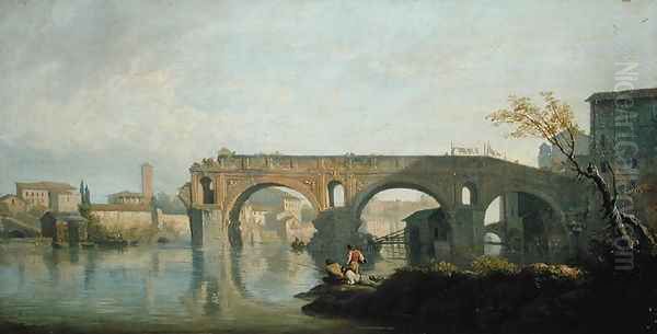 The Ponte Rotto, Rome - view 1