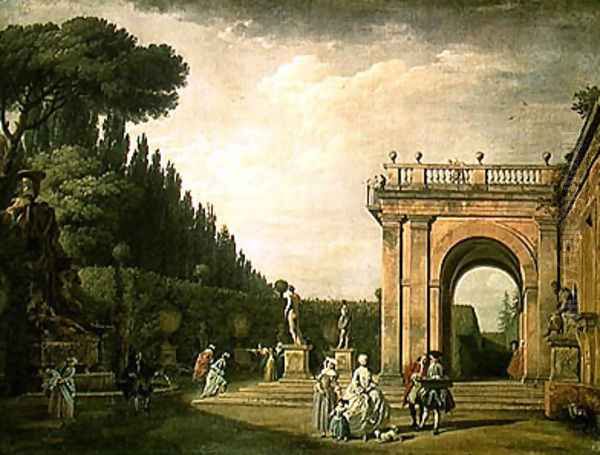 The Gardens of the Villa Ludovisi, Rome, 1749 - view 1