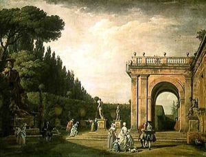 The Gardens of the Villa Ludovisi, Rome, 1749
