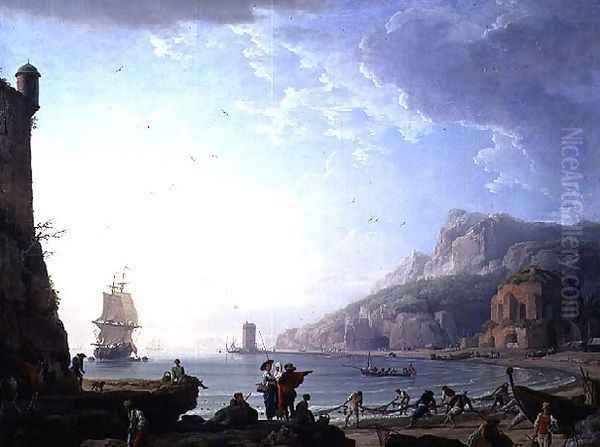 Morning scene in a bay, 1752 - view 1