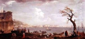 Bay of Naples from the South by Claude-joseph Vernet