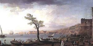 View of the Bay of Naples, 1748 by Claude-joseph Vernet
