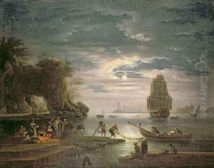The Night by Claude-joseph Vernet