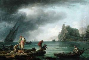 Coast Scene, 1763 by Claude-joseph Vernet