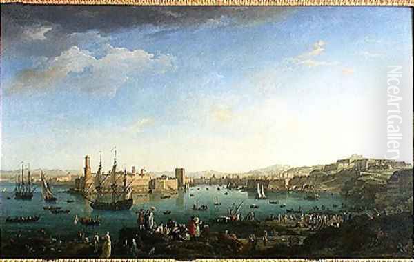 The Entrance to the Port of Marseilles, 1754 - view 1
