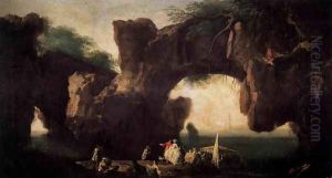 Seascape, View of Sorrento by Claude-joseph Vernet
