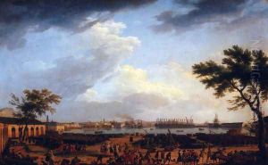 First view of the port of Toulon, for the Port-Neuf taken at the corner of Park artillery by Claude-joseph Vernet
