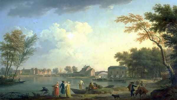 View of the Seine at Nogent-sur-Seine - view 1