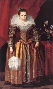 Portrait of a Girl at the Age of 10 by Cornelis De Vos