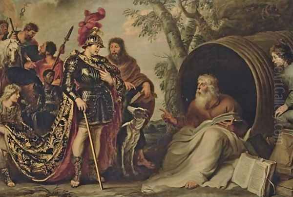 Alexander and Diogenes - view 1