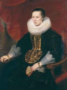 Portrait of a Lady by Cornelis De Vos