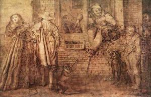"What Wont People Do For Money!" 1625 by Adriaen Pietersz. Van De Venne