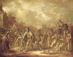 An Allegory of Wealth and Poverty Every Profit Helps, 1655 by Adriaen Pietersz. Van De Venne