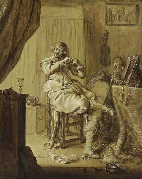 A Cavalier at His Dressing Table 1631 - view 1