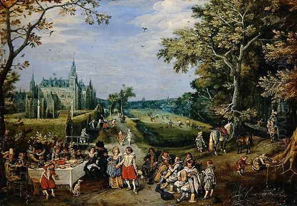 The Parable of the Prodigal Son by Adriaen Pietersz. Van De Venne