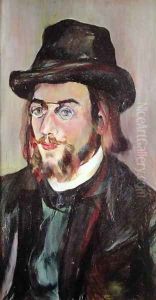 Portrait of Erik Satie (1866-1925) c.1892 by Suzanne Valadon