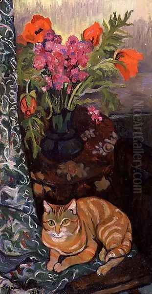 Bouquet and a Cat, 1919 - view 1